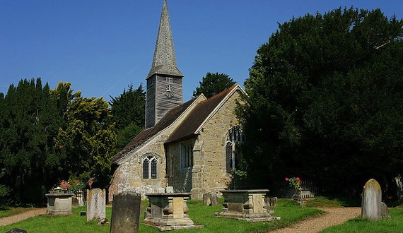 The Crowhurst Yew beside St. George's Church