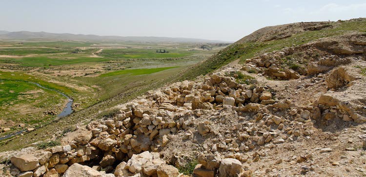 Aroer excavations on eastern side