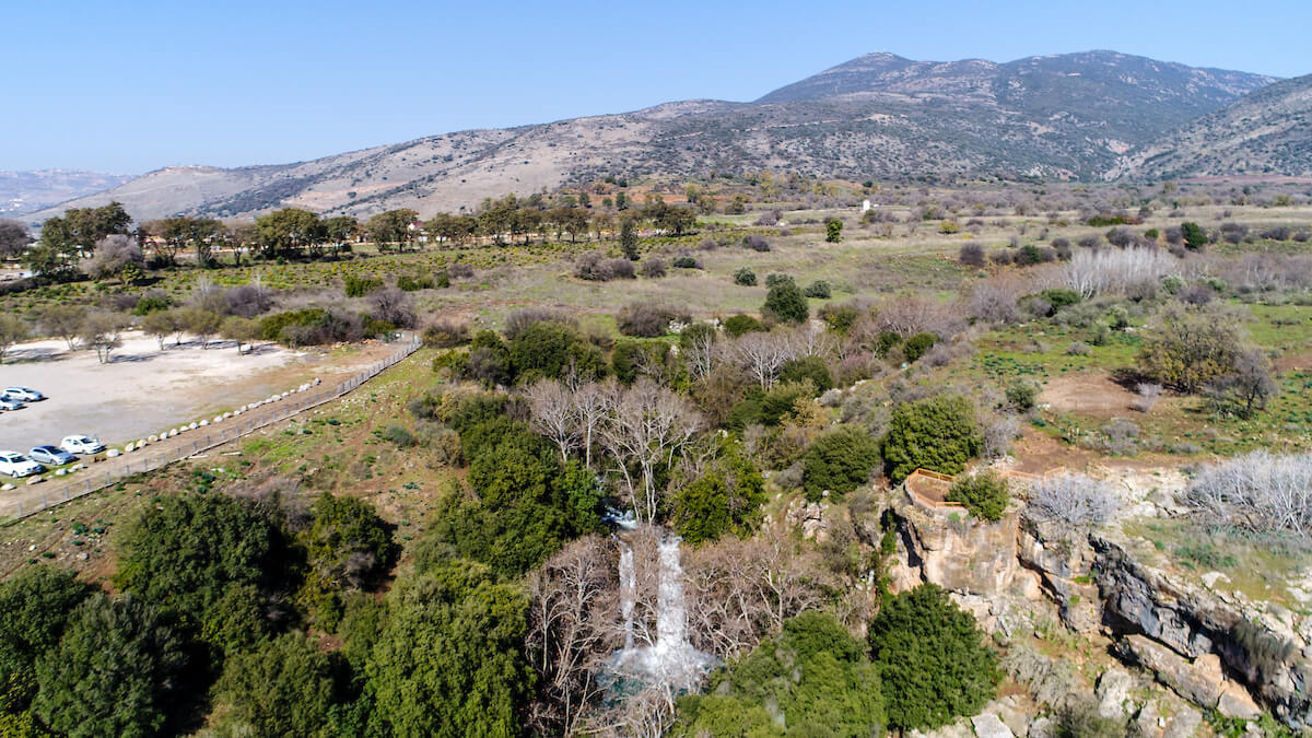 Banias Falls below Mount Hermon