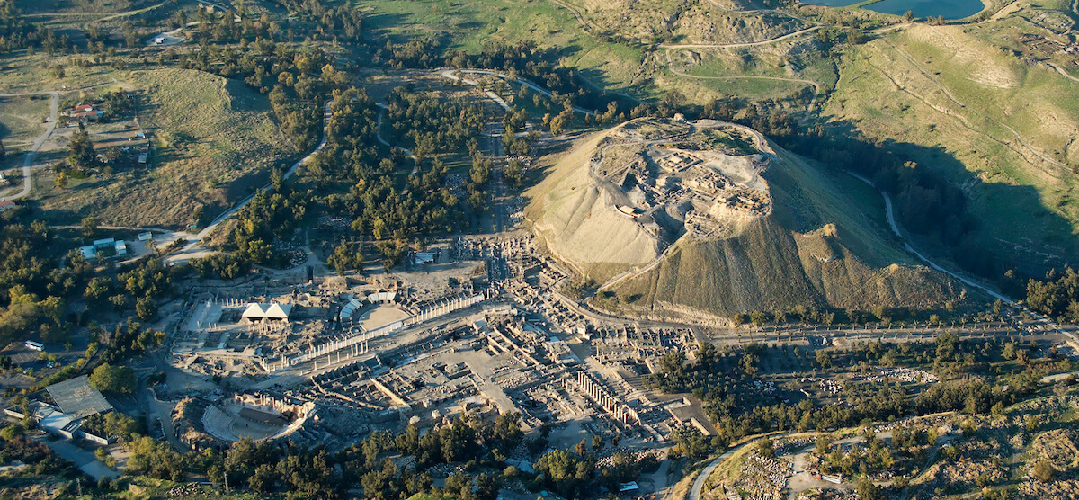 Beth Shean aerial