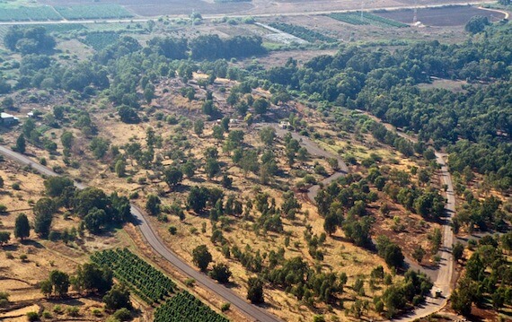 Bethsaida (et-Tell) aerial