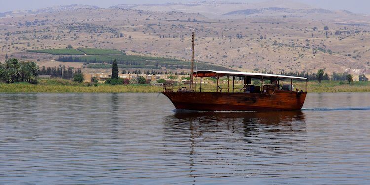 Boat on Sea of Galilee