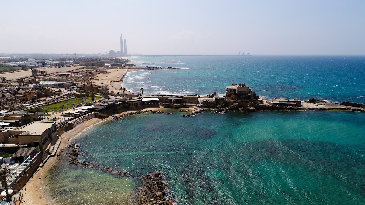 Caesarea harbor