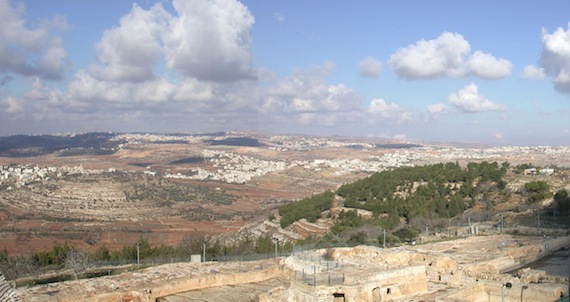 Central Benjamin Plateau from Nebi Samwi