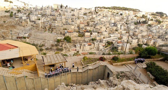 The village of Silwan, across from the City of David