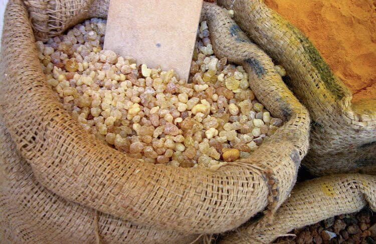 Frankincense on display at Avdat