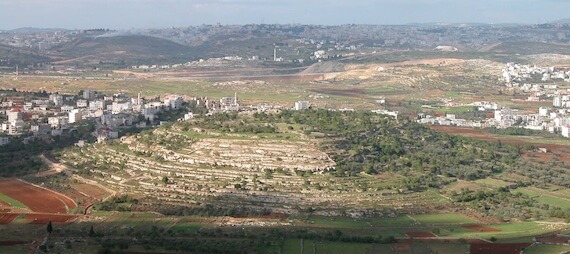 Gibeon from Nebi Samwil