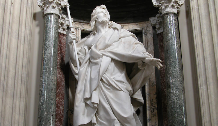 James the Great statue in Lateran Cathedral