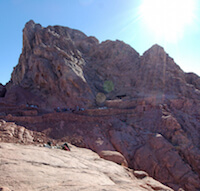 Jebel Musa from below