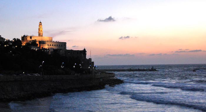 Joppa St Peter's Church and shoreline