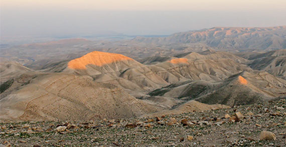 Judean Wilderness, where Jesus was tempted