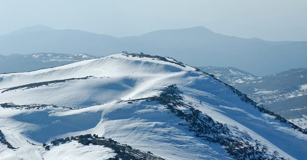 Mount Hermon with snow