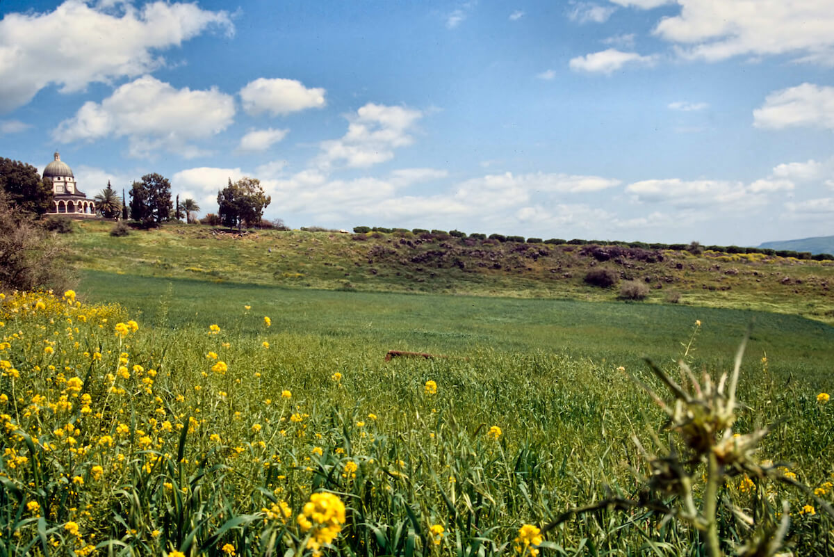 Mount of Beatitudes hillside