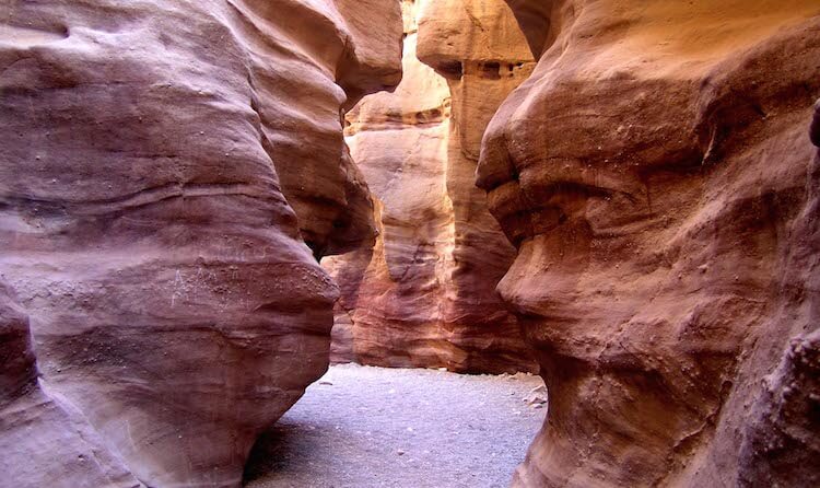 Red Canyon walls