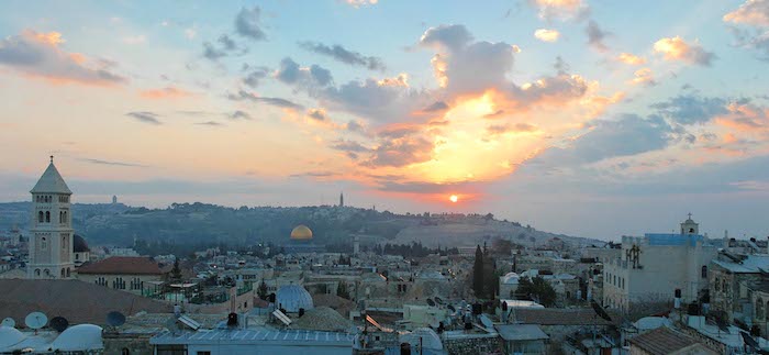 Sunrise over Jerusalem