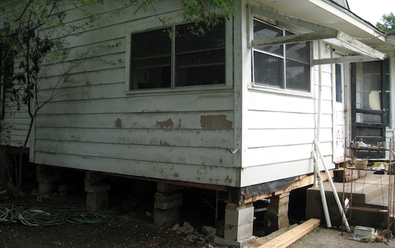 My grandmother's house had to fix foundation problems.