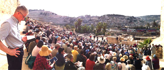 On the Southern Steps of the Temple Mount