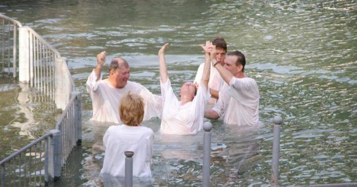 Jordan River baptism